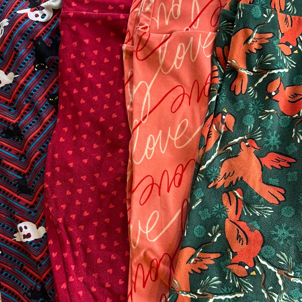 OS LuLaRoe Holiday Leggings